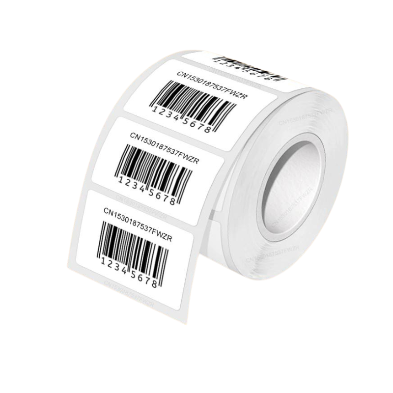 white label roll of 320 pieces, size is 20mm x 30mm