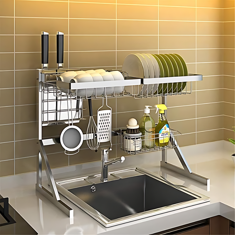 Sink Dish Drying Rack Holder